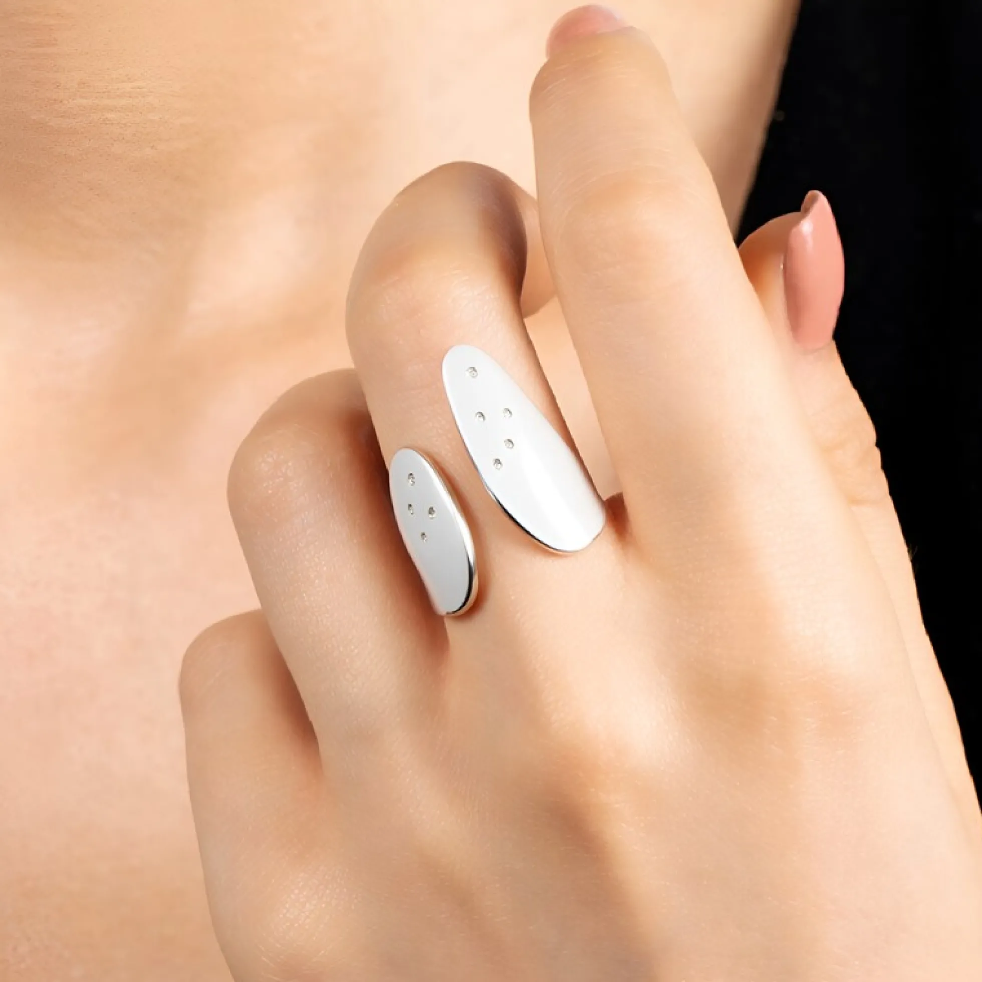 I1 (G) Brillant-Silberring