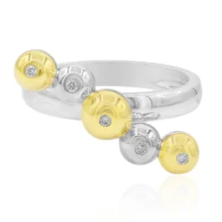 I1 (G) Brillant-Silberring