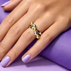 I1 (G) Brillant-Silberring