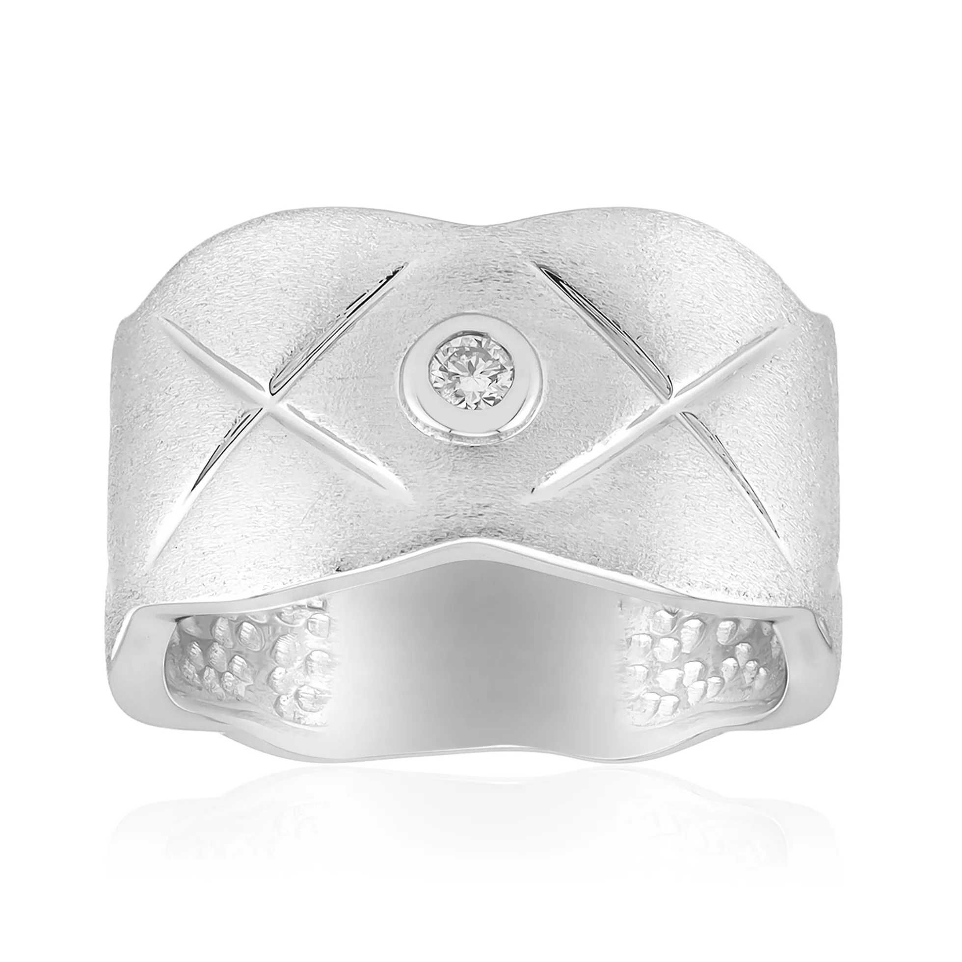 I1 (G) Brillant-Silberring