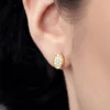 I2 (I) Diamant-Goldohrringe