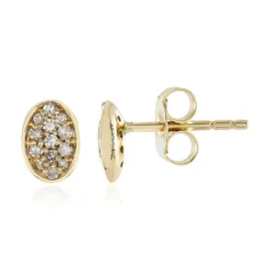 I2 (I) Diamant-Goldohrringe