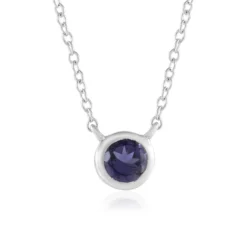 Iolith-Silbercollier