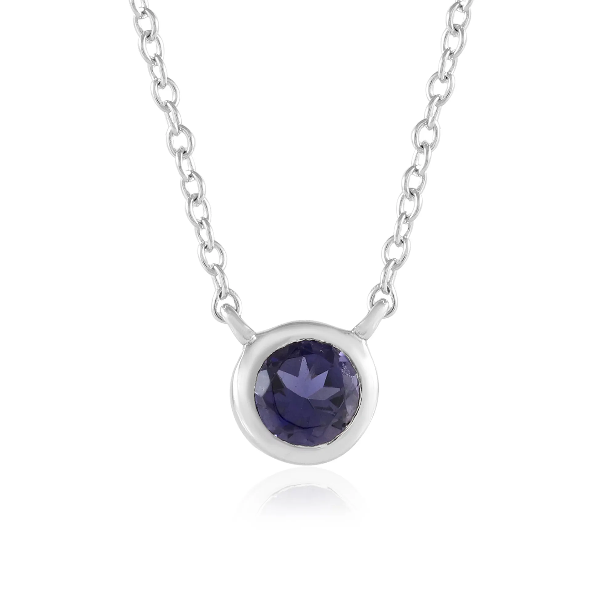 Iolith-Silbercollier