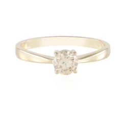 I2 Schokoladen-Brillant-Goldring
