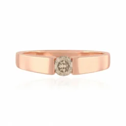 I1 Schokoladen-Brillant-Goldring