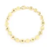 I2 Schokoladen-Brillant-Silberarmband