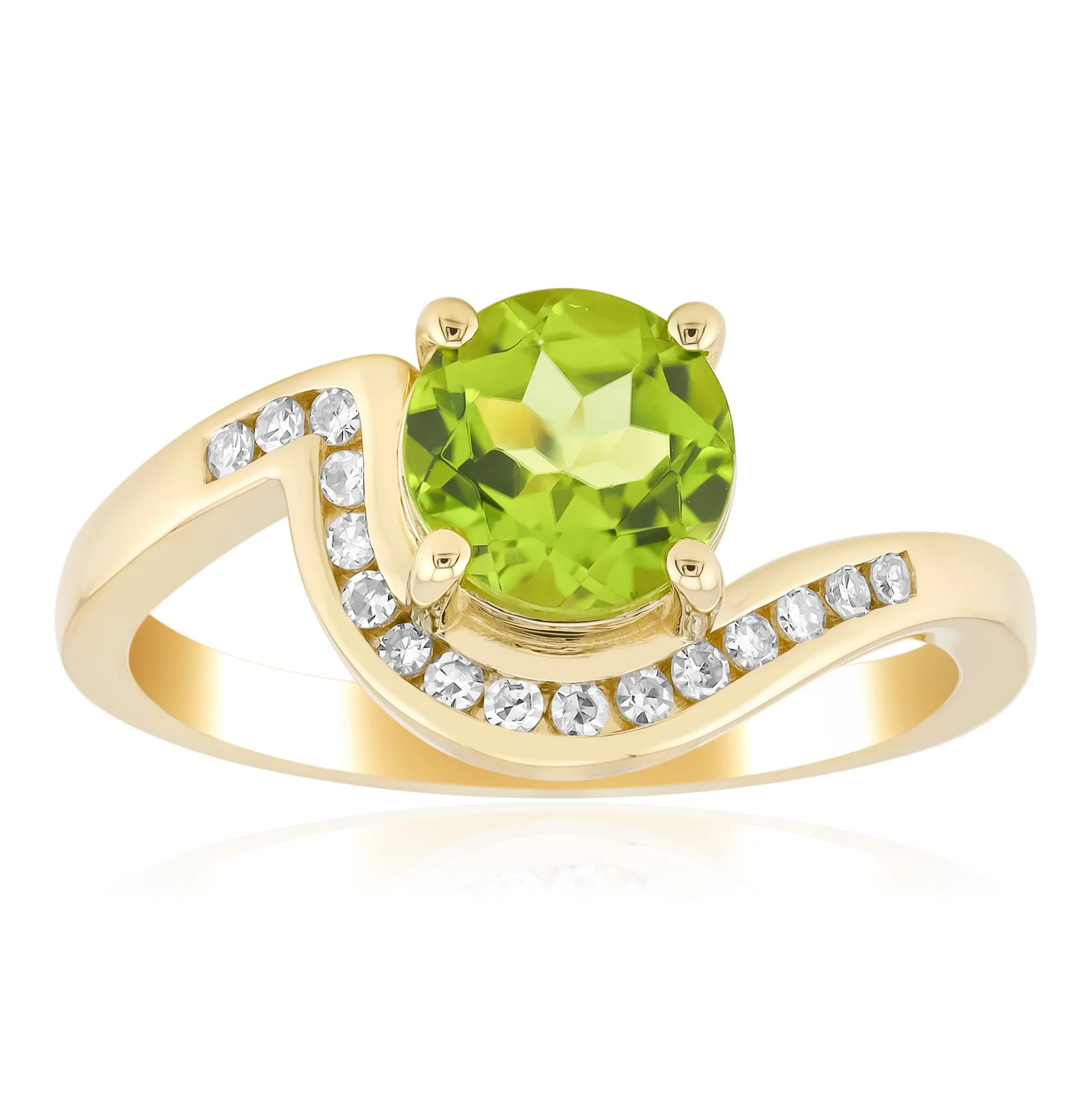 Jilin-Peridot-Goldring