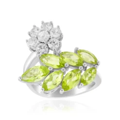 Jilin-Peridot-Silberring