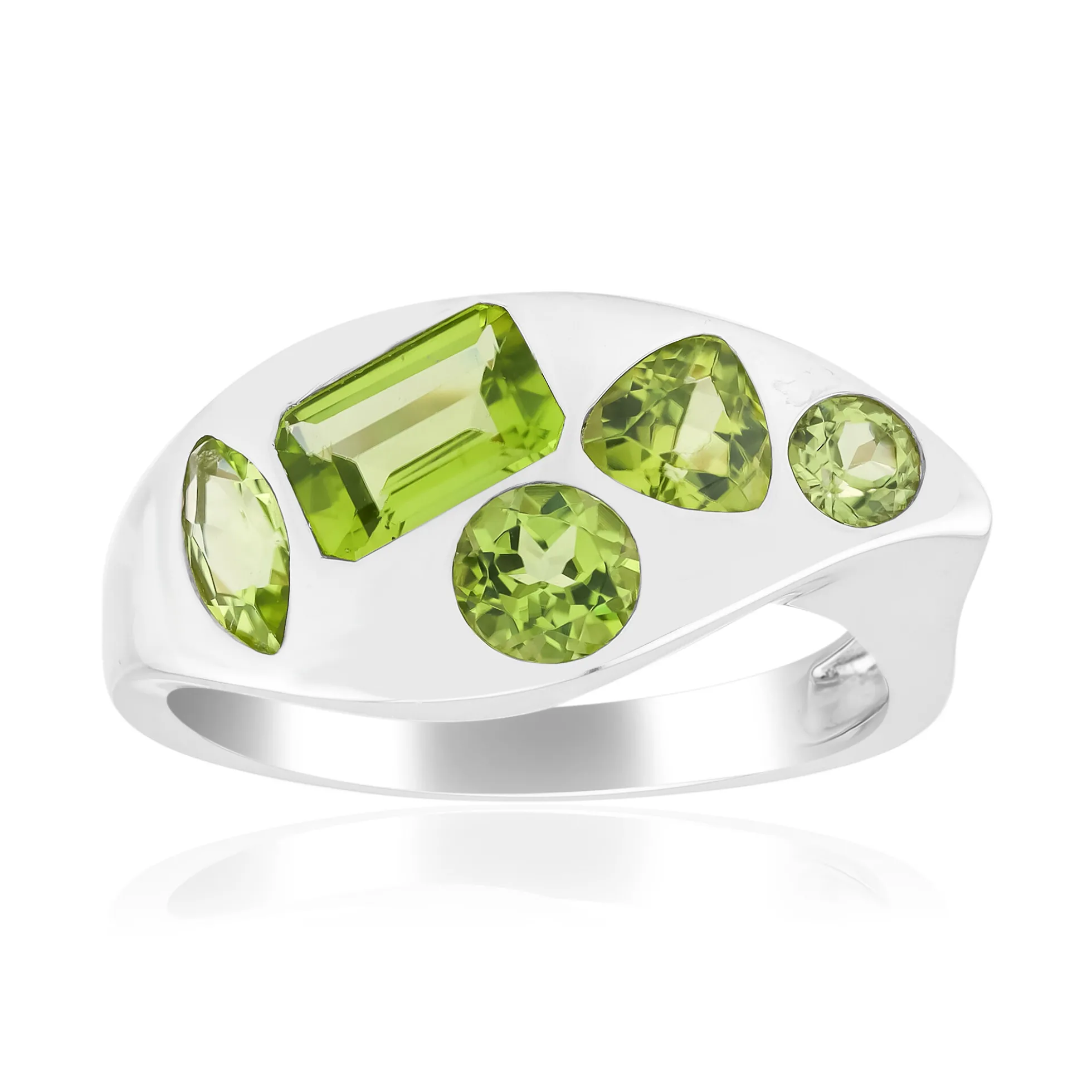 Jilin-Peridot-Silberring