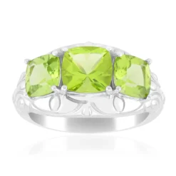 Jilin-Peridot-Silberring