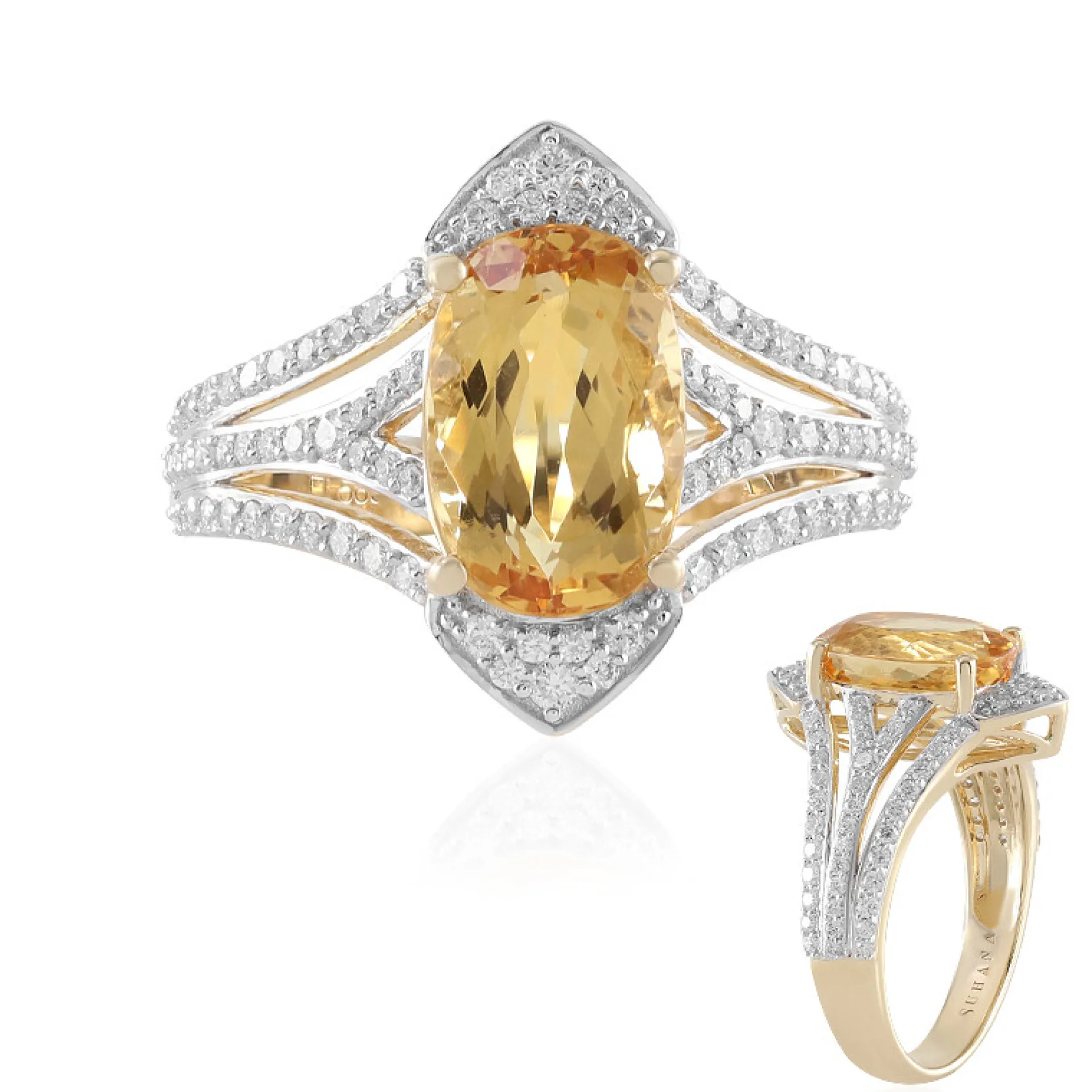 Kaiserlicher Topas-Goldring