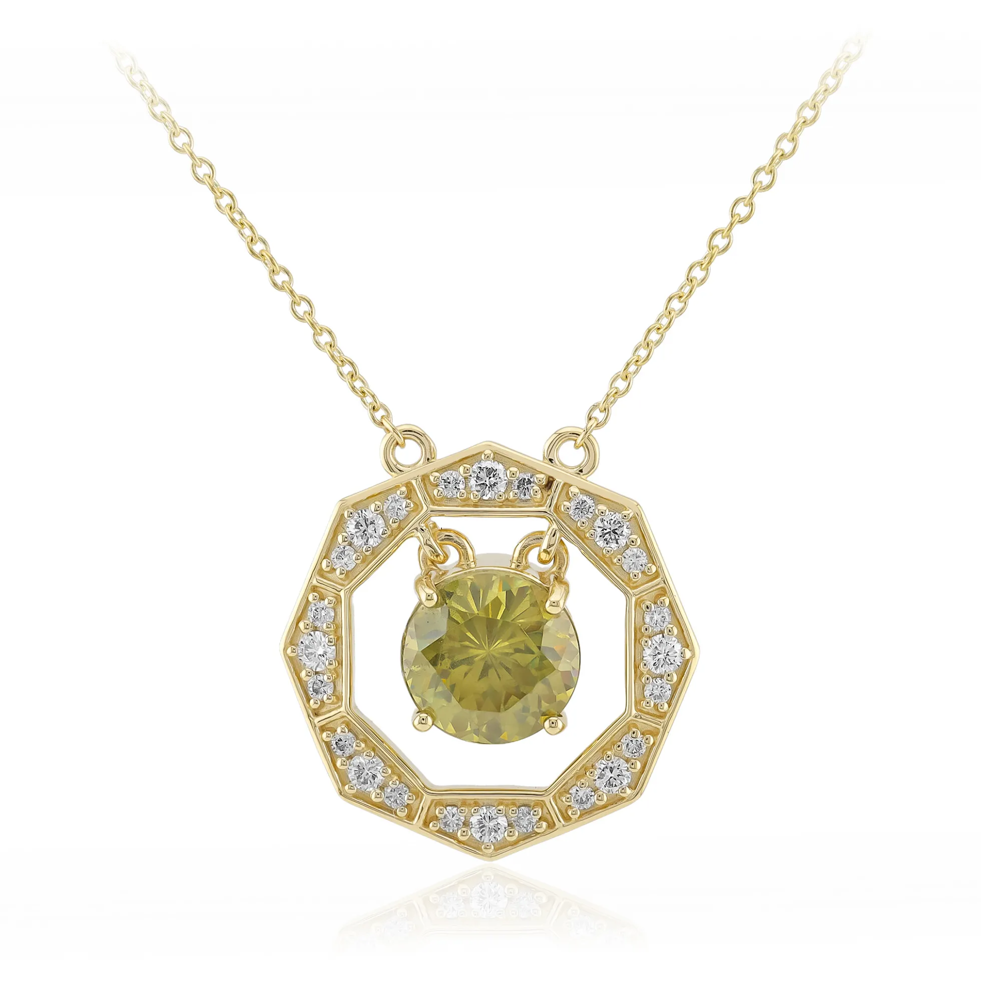 Kanadischer Sphalerit-Goldcollier