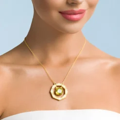 Kanadischer Sphalerit-Goldcollier