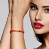 Karneol-Silberarmband