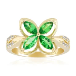 Kenianischer Tsavorit-Goldring