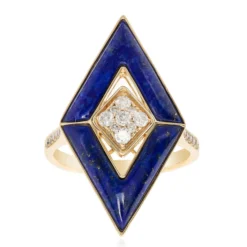 Lapislazuli-Goldring