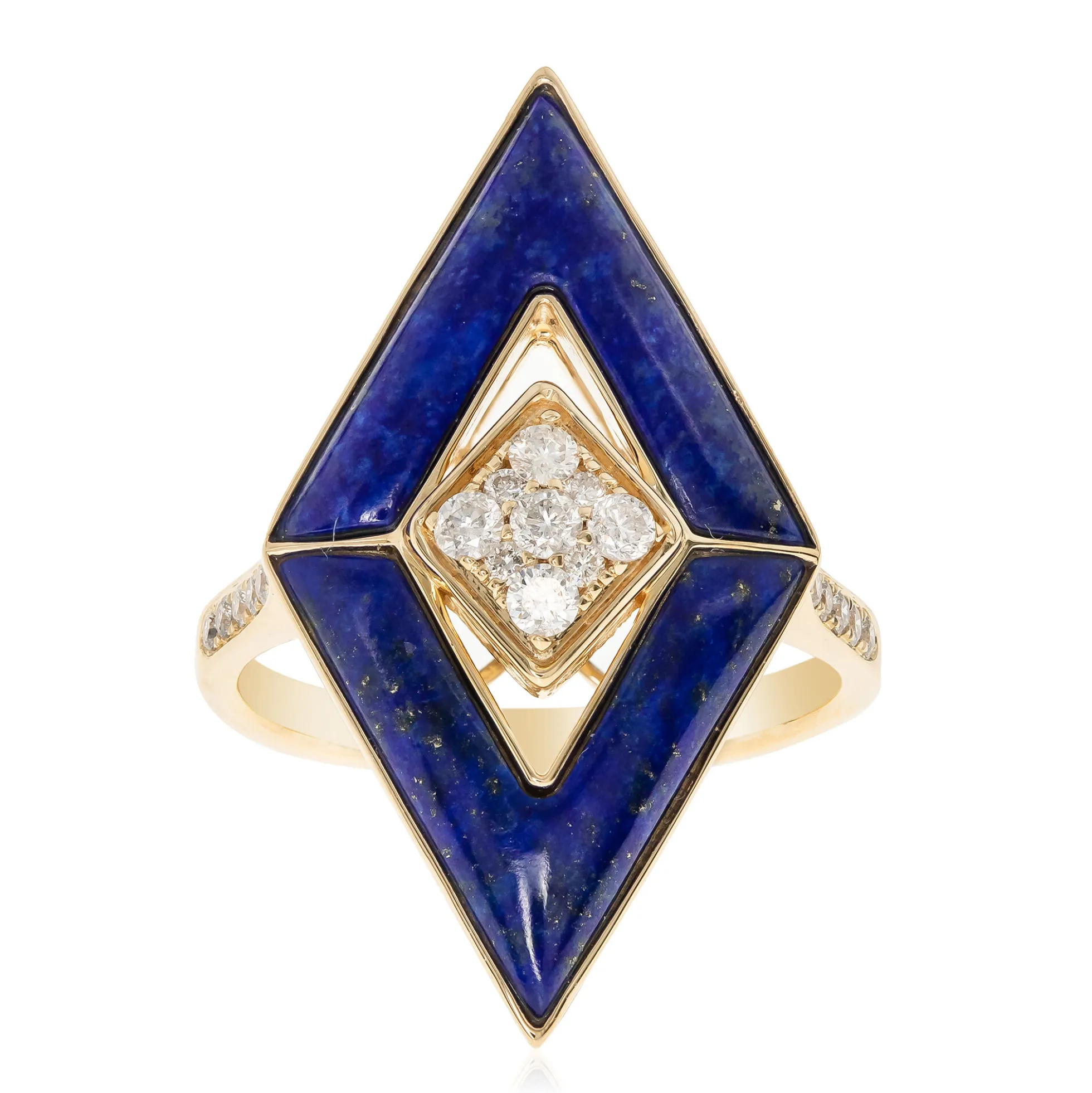 Lapislazuli-Goldring