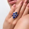 Lapislazuli-Silberring