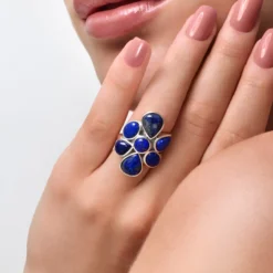 Lapislazuli-Silberring