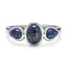 Lapislazuli-Silberring