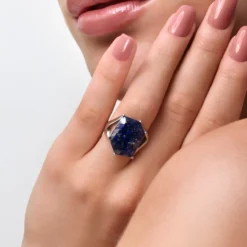 Lapislazuli-Silberring