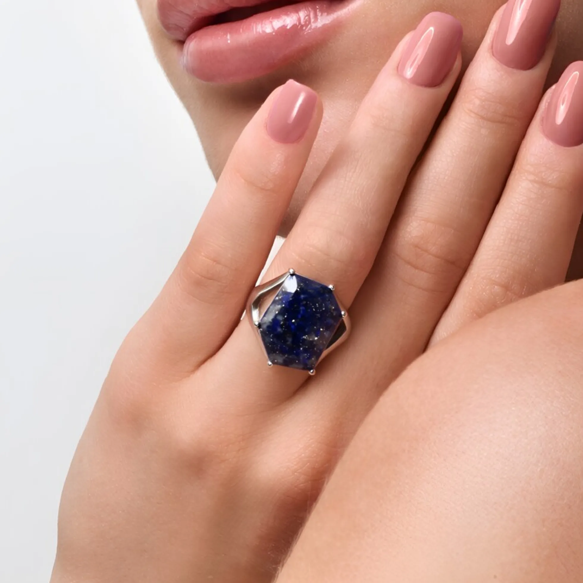 Lapislazuli-Silberring