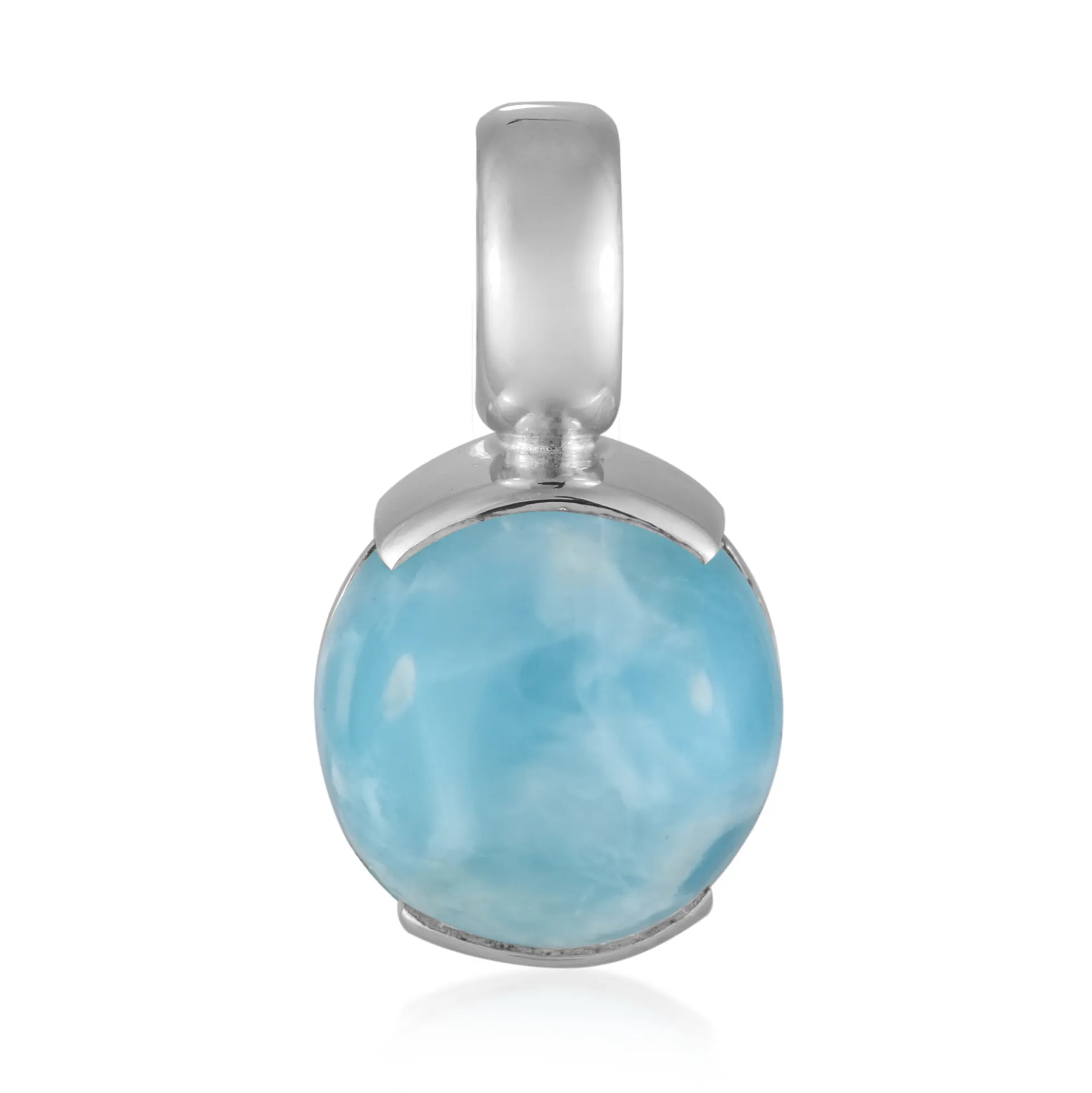 Larimar-Silberanhänger