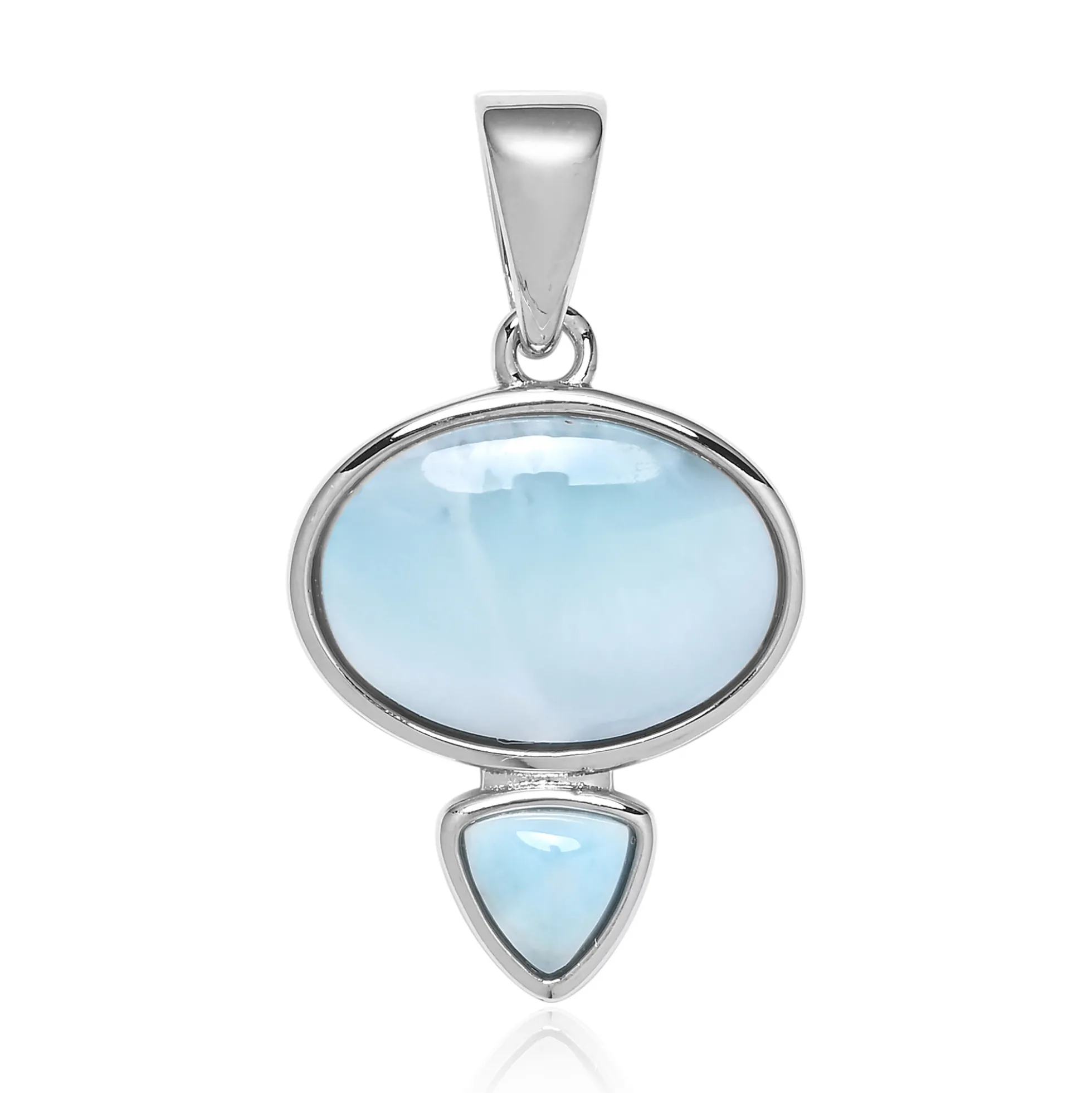 Larimar-Silberanhänger