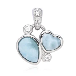 Larimar-Silberanhänger