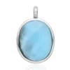 Larimar-Silberanhänger