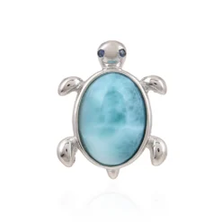 Larimar-Silberanhänger