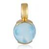 Larimar-Silberanhänger