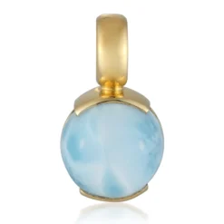 Larimar-Silberanhänger