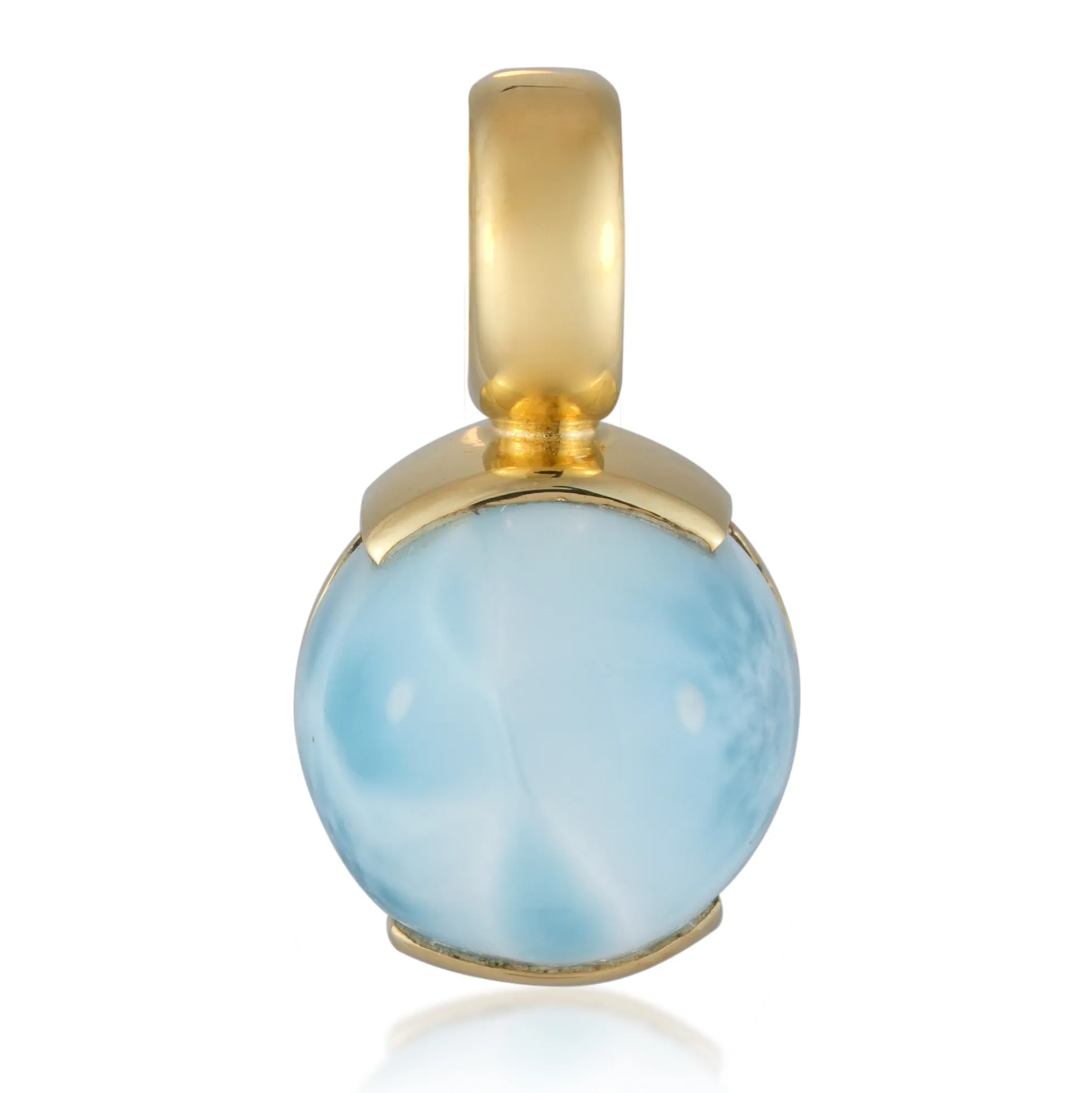 Larimar-Silberanhänger