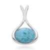 Larimar-Silberanhänger