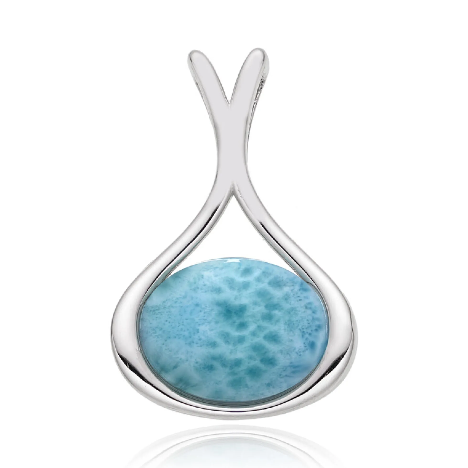 Larimar-Silberanhänger