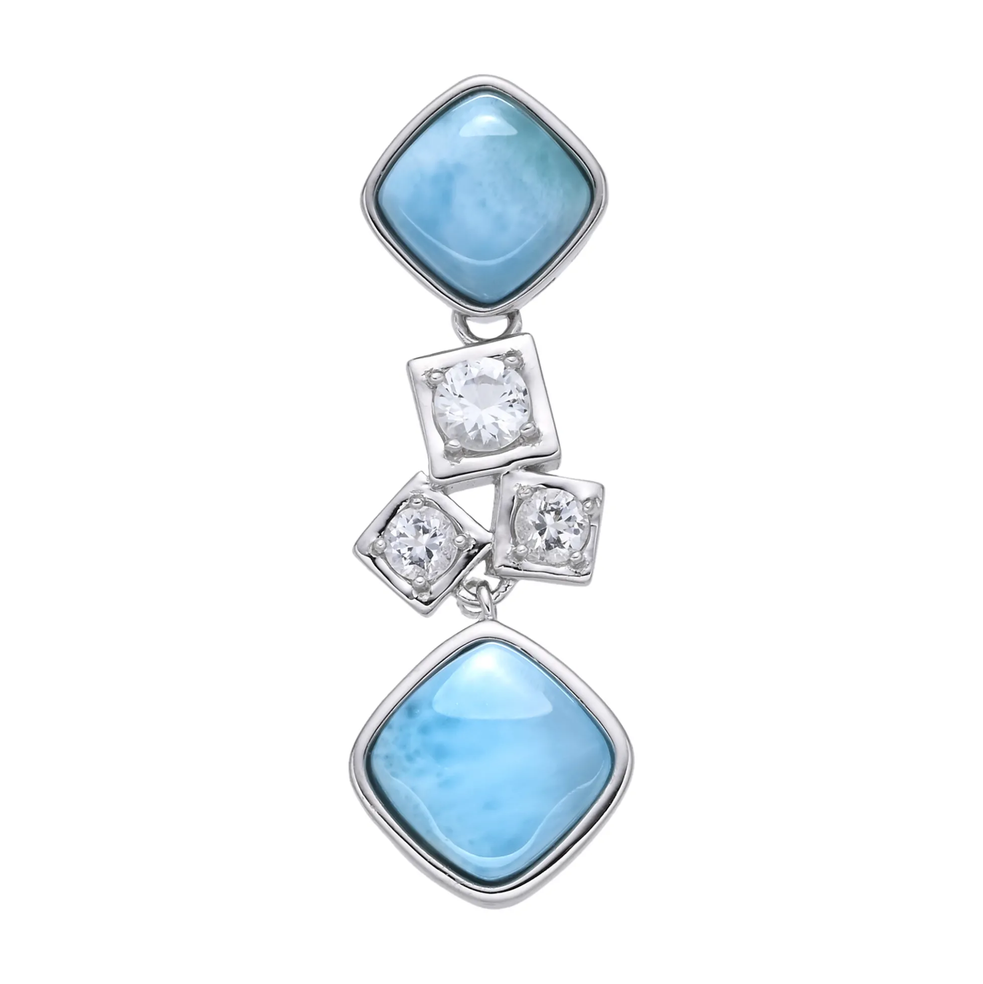 Larimar-Silberanhänger