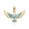 Larimar-Silberanhänger