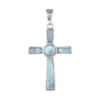 Larimar-Silberanhänger