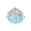 Larimar-Silberanhänger