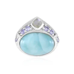 Larimar-Silberanhänger