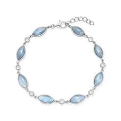 Larimar-Silberarmband