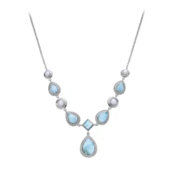 Larimar-Silbercollier