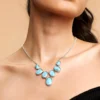 Larimar-Silbercollier