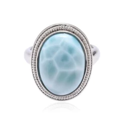 Larimar-Silberring