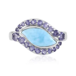 Larimar-Silberring