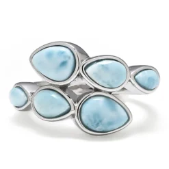 Larimar-Silberring