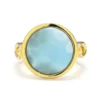 Larimar-Silberring