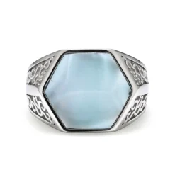 Larimar-Silberring